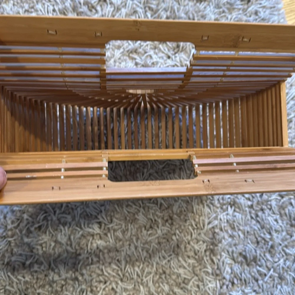 Cult Gaia Ark Inspired Bamboo Half Moon Bag - Picture 4 of 5